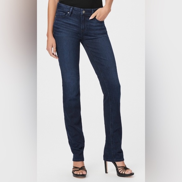 Paige Skyline Straight Mid Rise Women’s Stretch Denim Jeans Size 29  NWOT - Picture 1 of 8